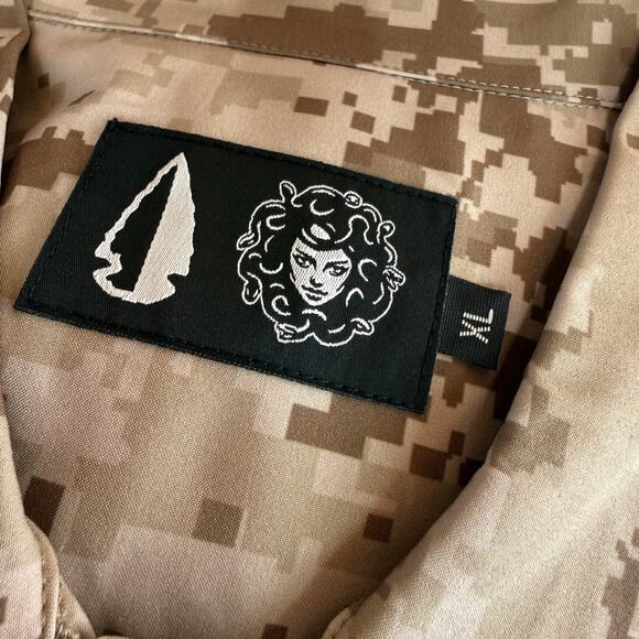 Tachuntfish The Mojito Shirt AOR1 Desert Camo Button Up Shirt NWT Size XL - Picture 4 of 5